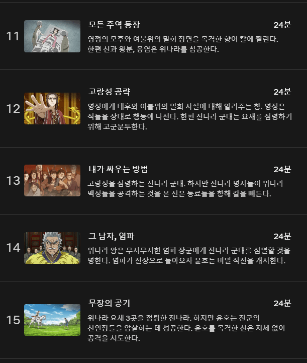 킹덤(KINGDOM) 소개, 줄거리