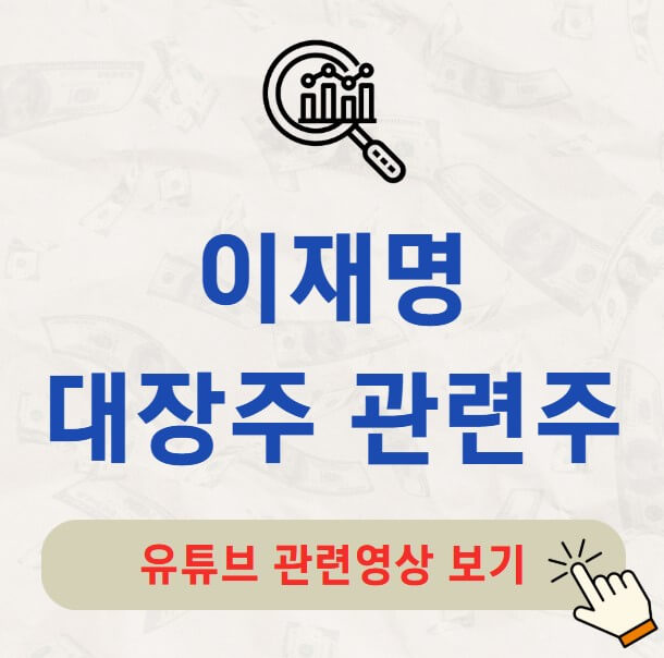 이재명 대장주 관련주 TOP2