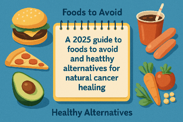 암 자연치유를 위해 반드시 피해야 할 식품과 대체 음식 리스트 [2025년 최신 가이드]