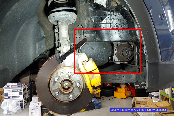 올란도 2.0 팬벨트 풀리