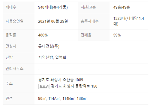 단지정보