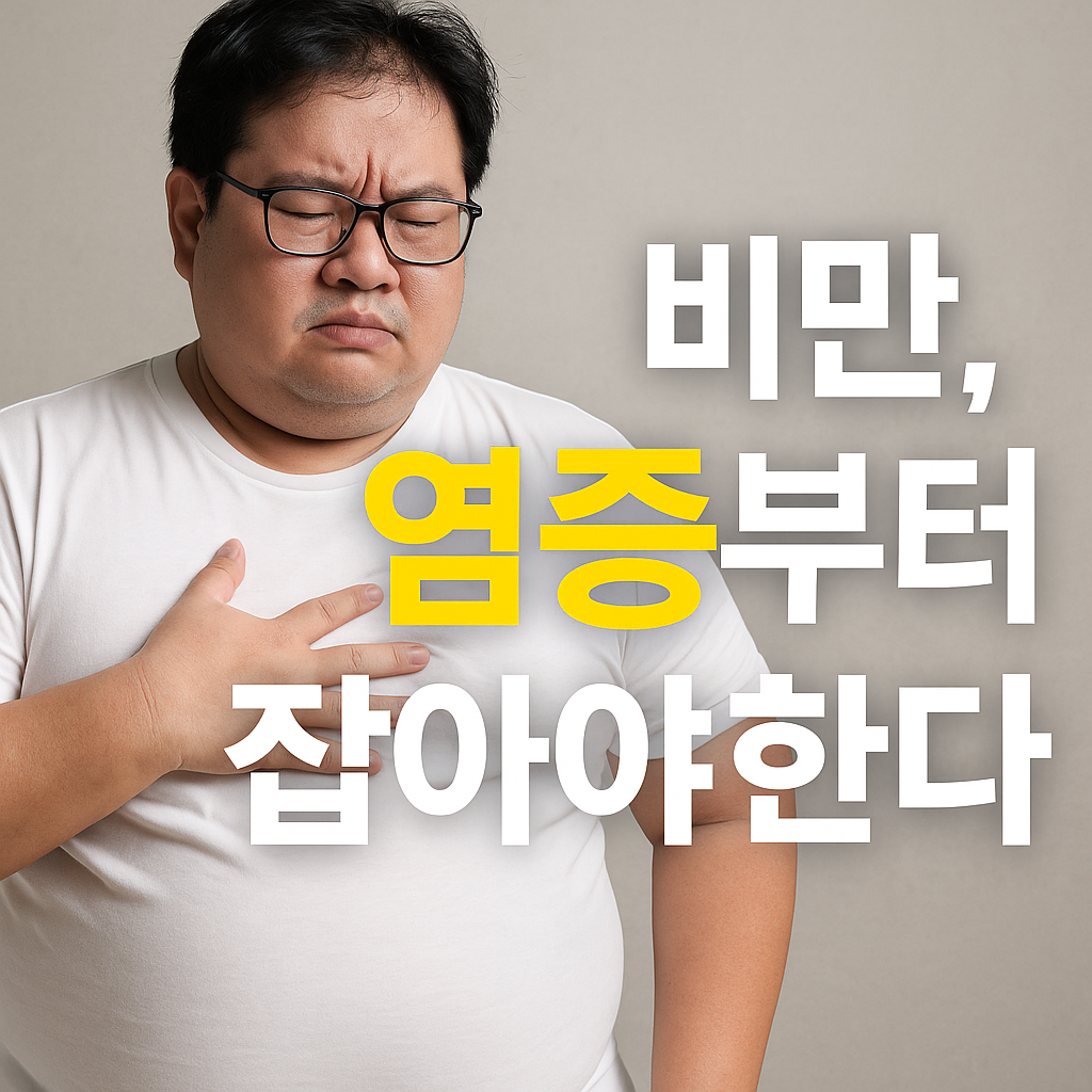 몸 속 염증, 다이어트를 해도 살이 안빠지는 이유, 만성염증 관리법