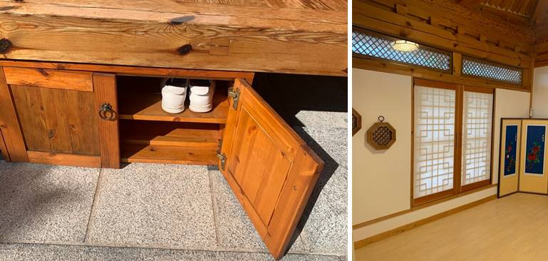 신발장 및 방의 내부모습