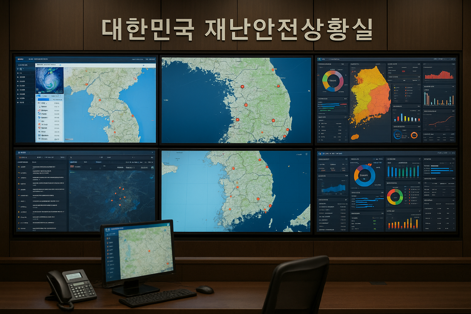 행정안전부가 중심이 되어 운영하며 국민의 안전과 생명을 지키기 위한 국가적 컨트롤타워 역할을 담당합니다