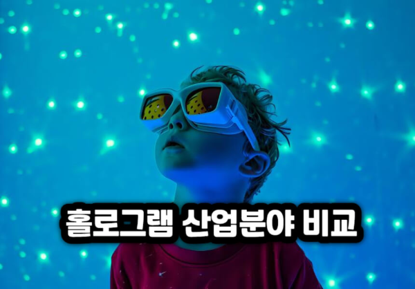 홀래그램 산업분야 비교