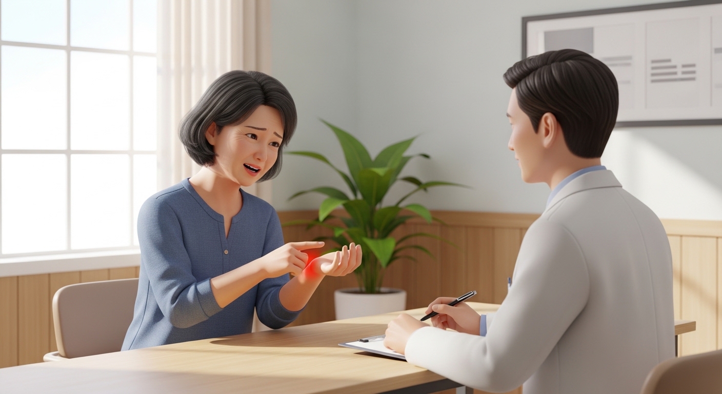 손목터널증후군증상&amp;#44; 드퀘르뱅건초염