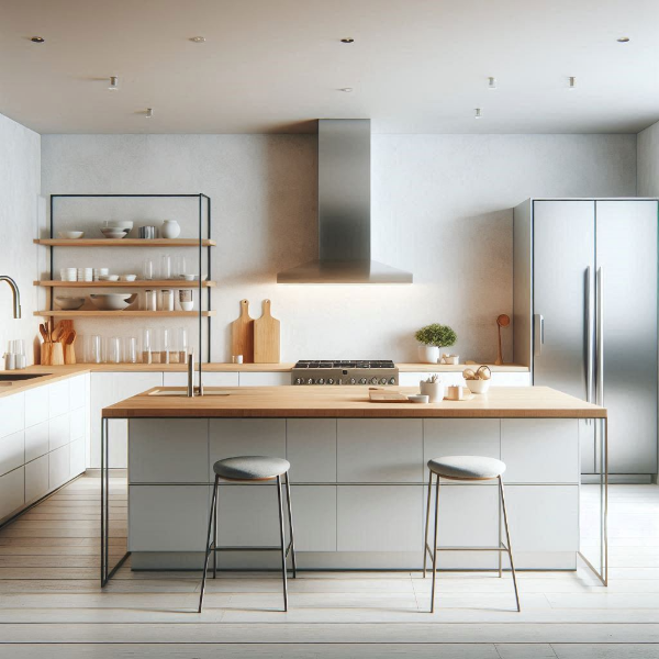 미니멀 부엌 설계