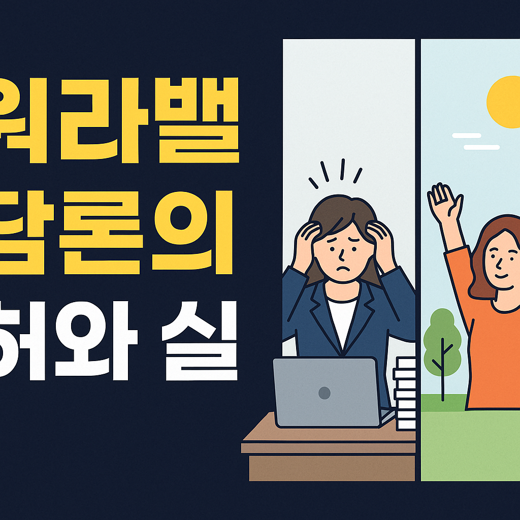 워라밸 담론의 허와 실