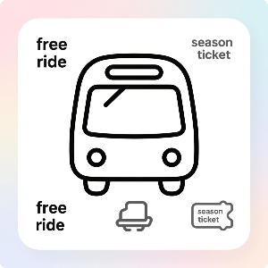 대중교통 무임·환급·정기권 이미지