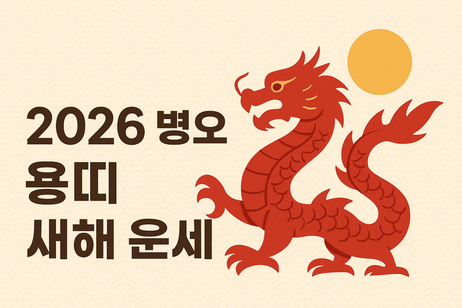 2026년 용띠 신년운세 - 사진