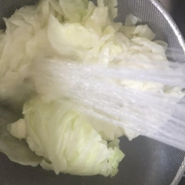 양배추 삶기