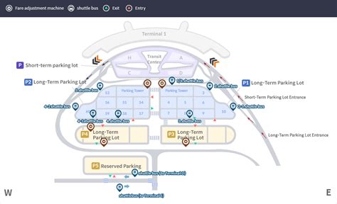 인천공항 주차장 지도
