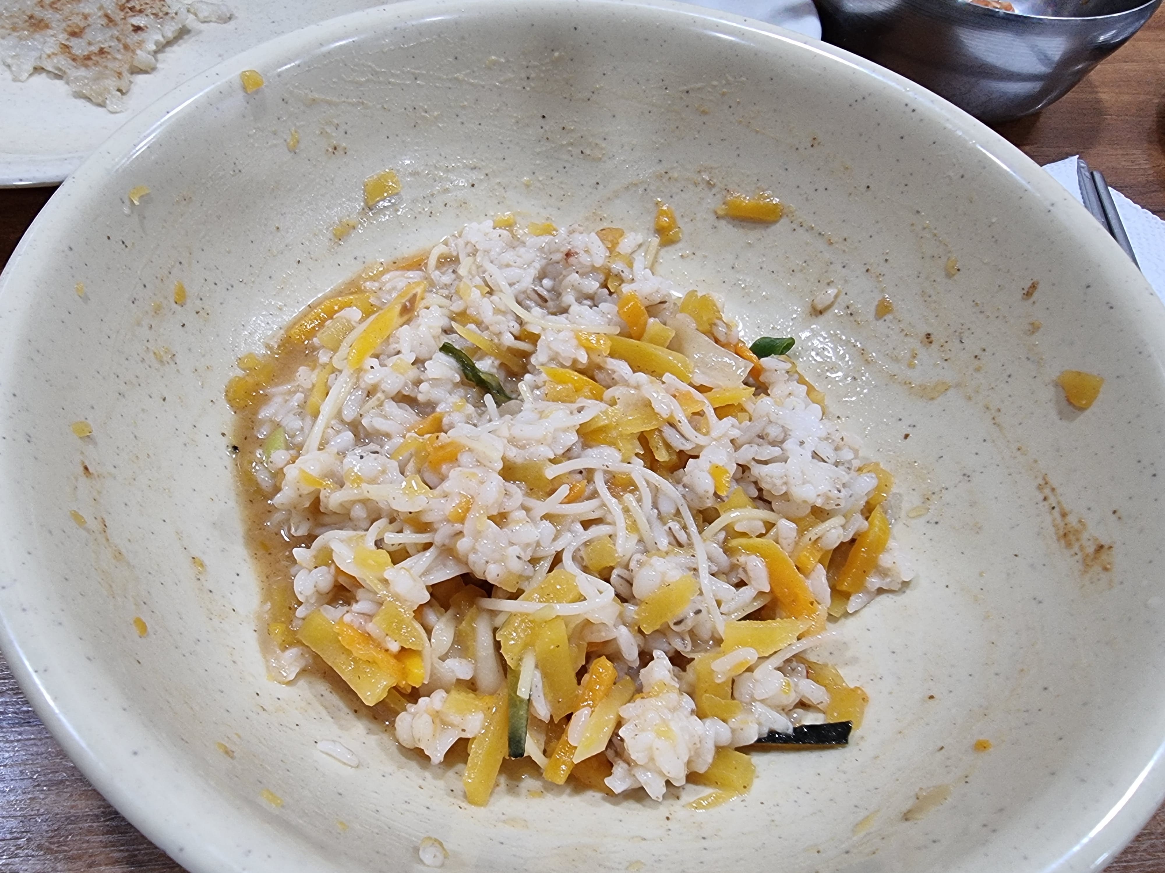 길조식당-호박국수-공깃밥