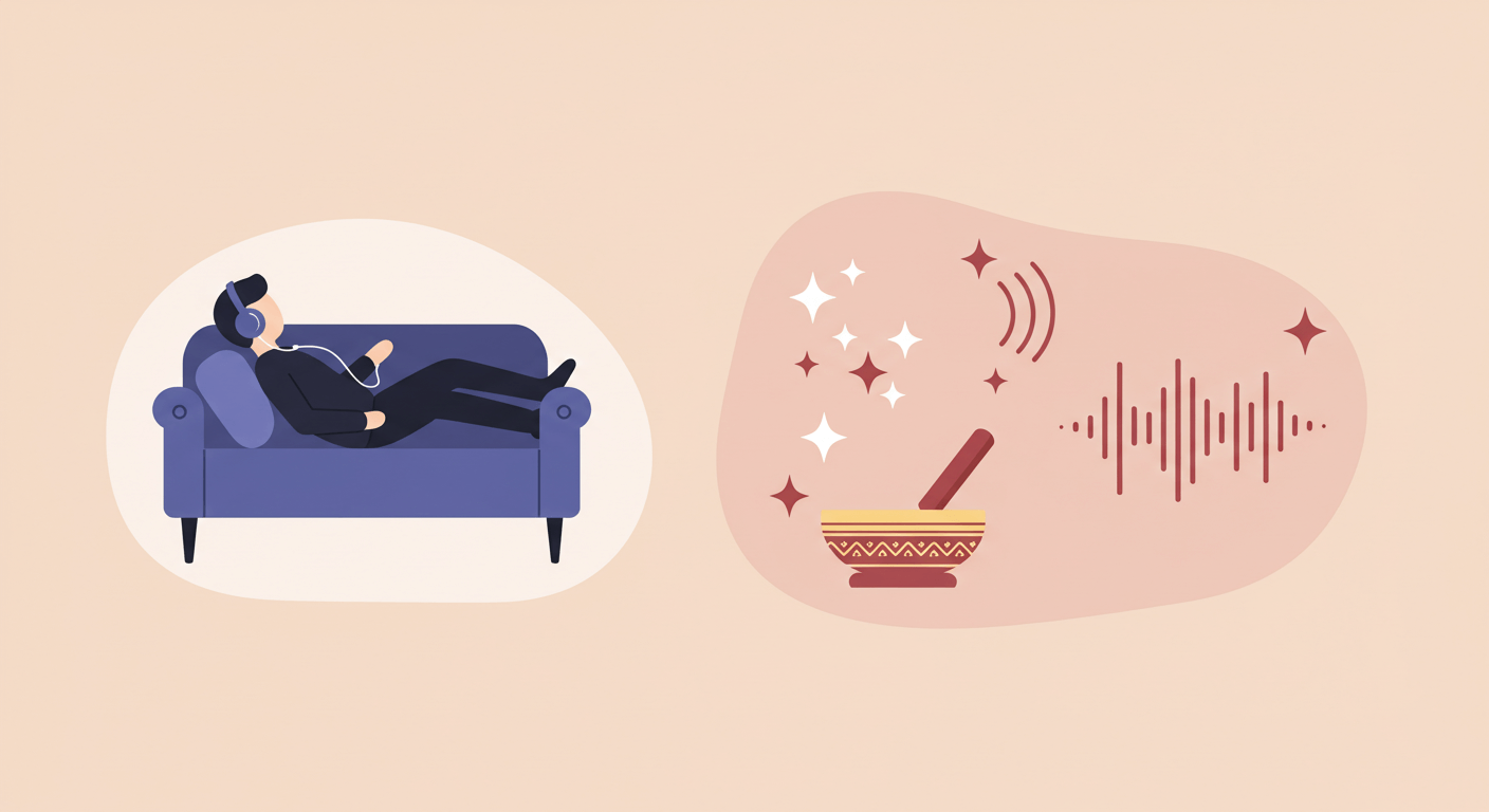 감각을 위한 공간: 사운드세러피 스튜디오