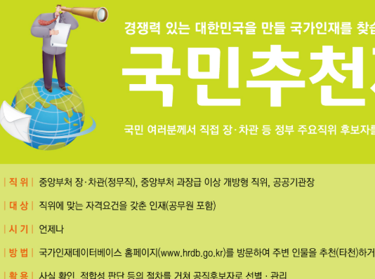 국민추천제란? 홈페이지 참여