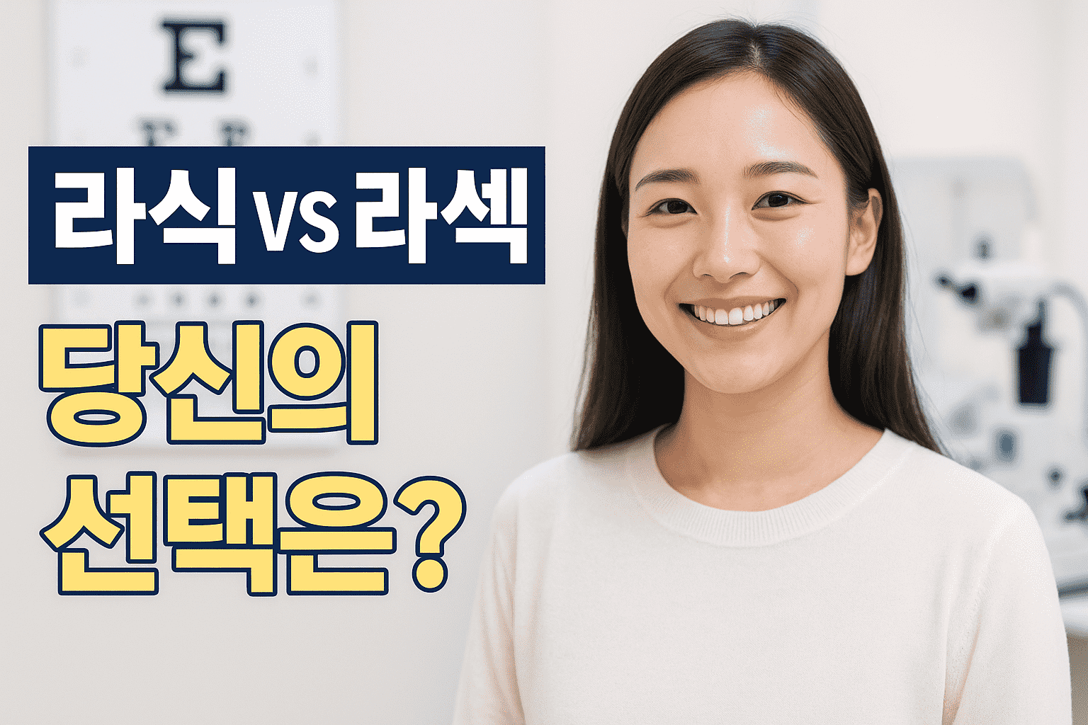 2025년 라식·라섹 수술 완벽 비교 – 비용·회복·부작용 총정리