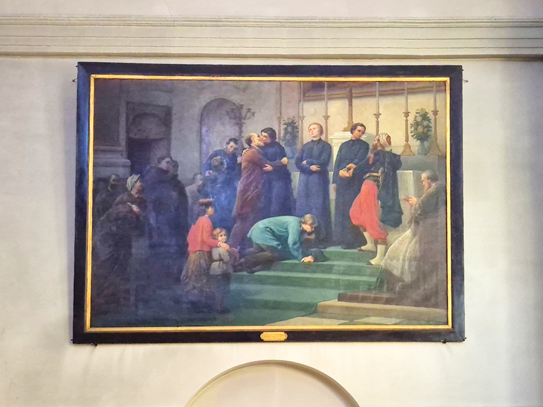 프랑스 파리외방전교회 선교사들의 출발 (Le départ des missionnaires, 1864) 샤를 드 쿠베르탱 (Charles Louis de Frédy, Baron de Coubertin) 작품