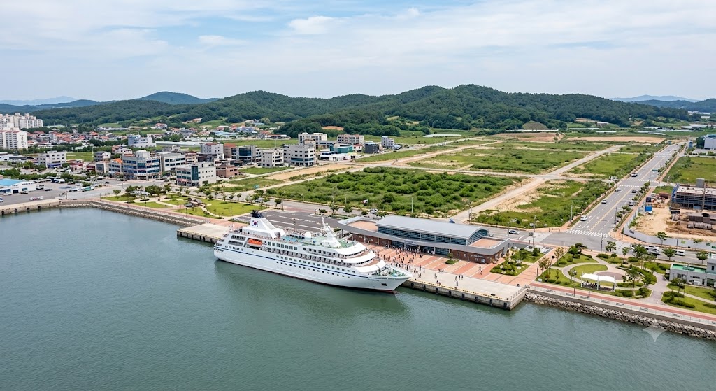 서산 대산항 국제 크루즈 터미널 전경
