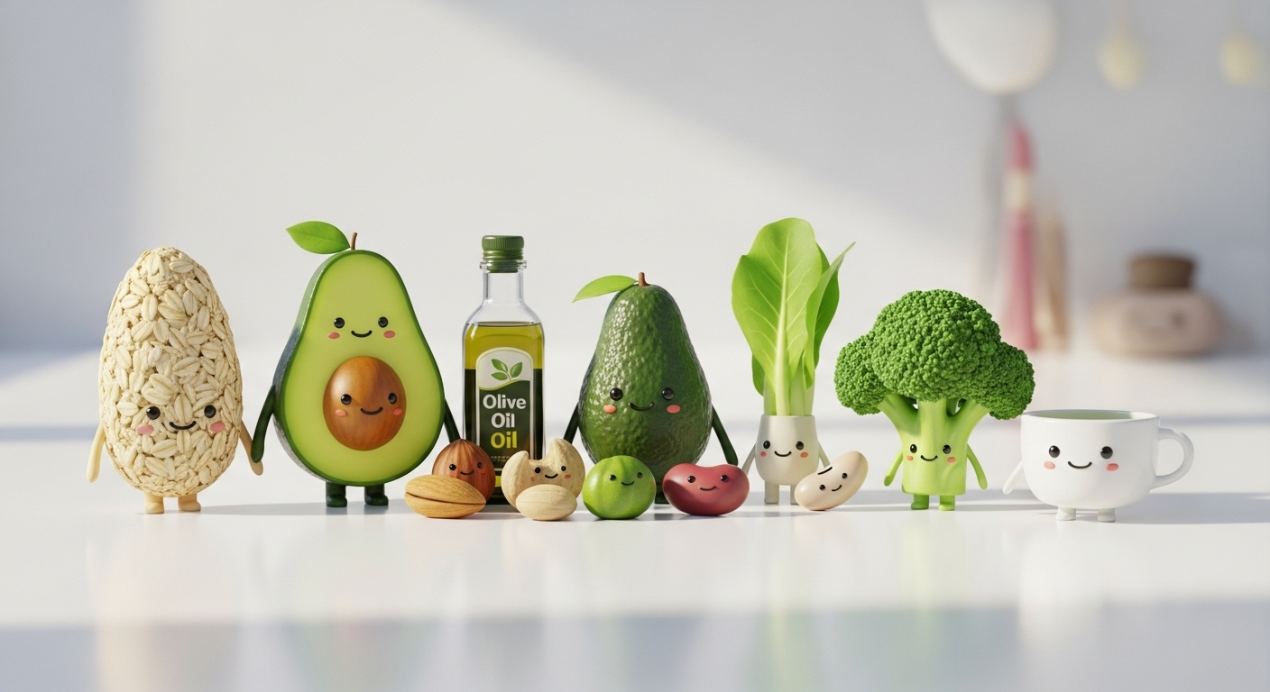 콜레스테롤 낮추는 음식