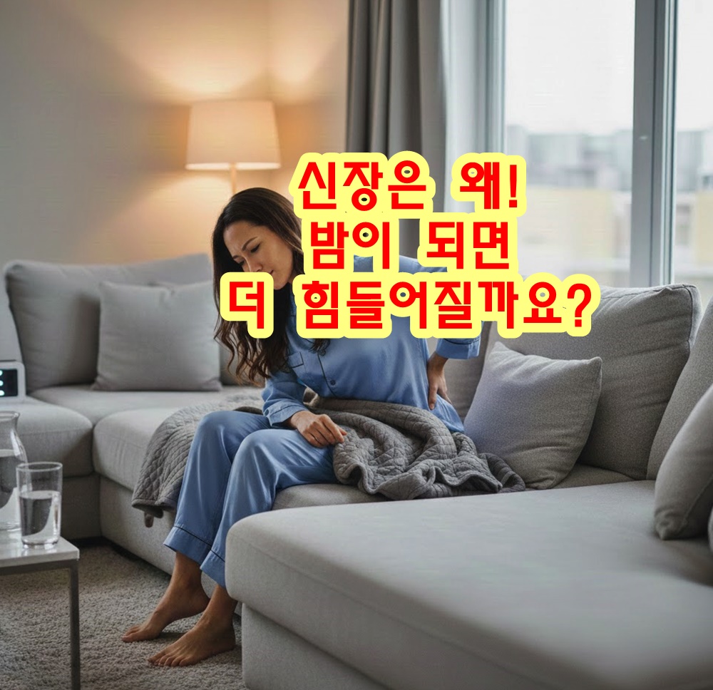 신장은 왜 밤이 되면 더 힘들어질까요?