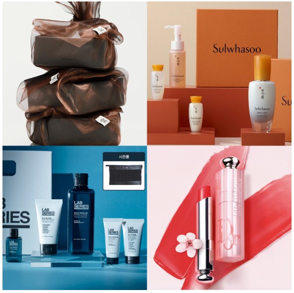 다양한 남성 스킨케어 제품 이미지