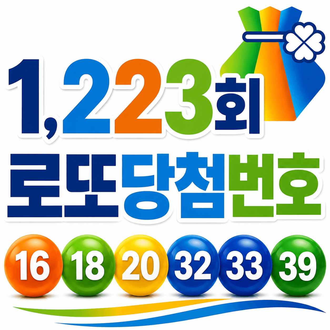 1223회 로또 당첨 번호