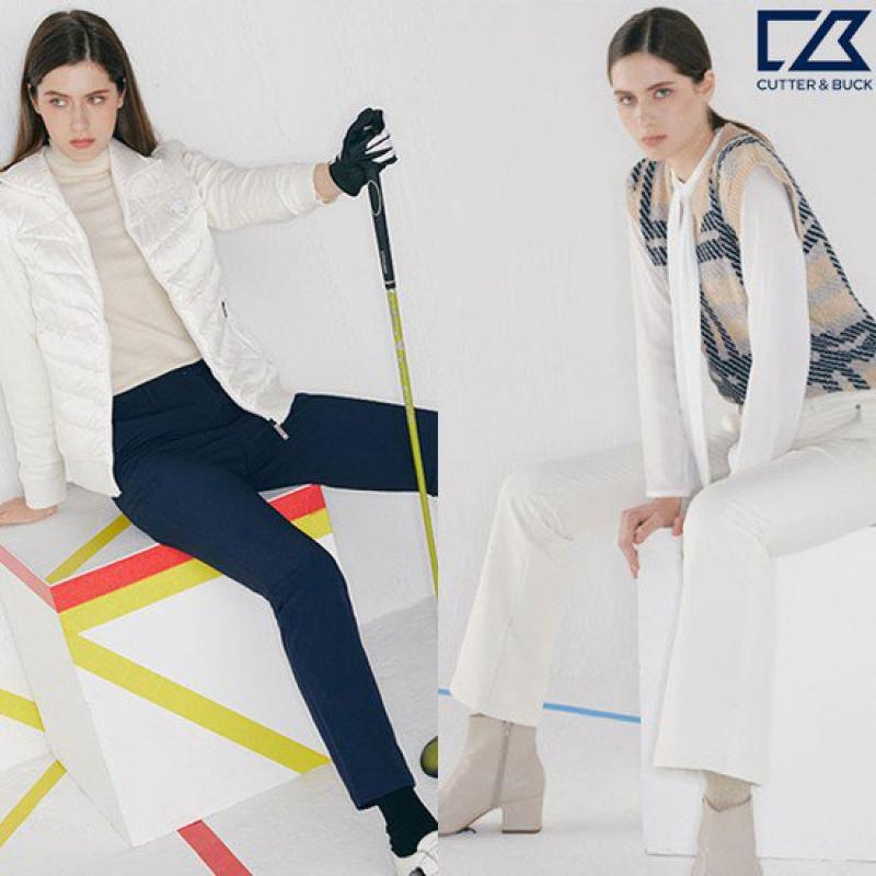 커터앤벅 여성 더블레이어 트윌 기모팬츠 C2WPT3W