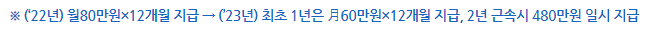 청년일자리도약장려금 사업