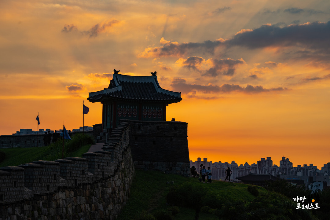 수원 동북포루 일몰