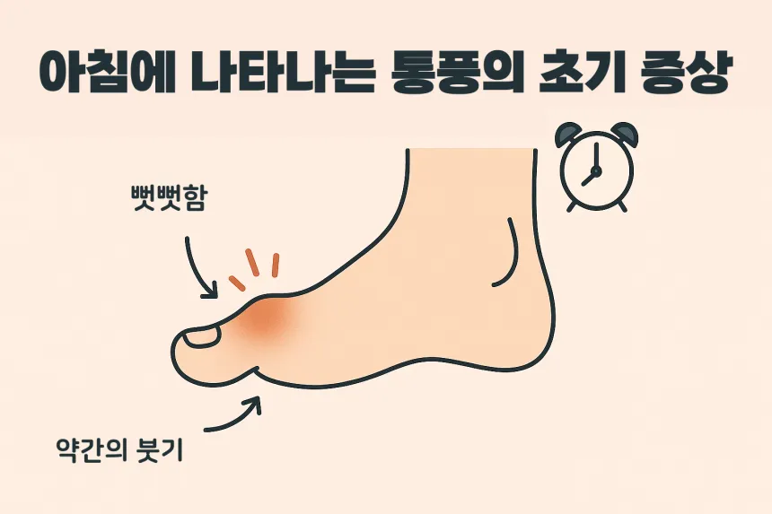 통풍 초기증상
