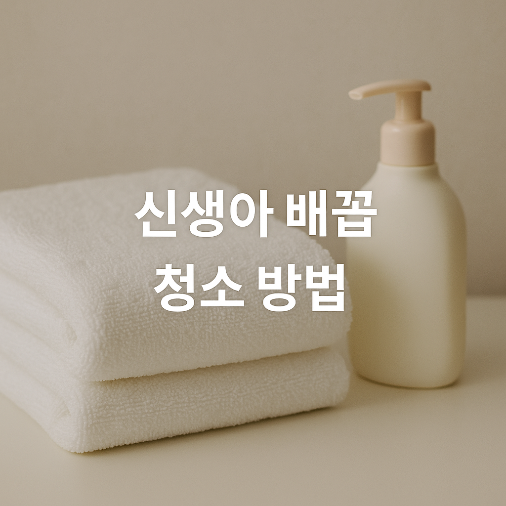 신생아 배꼽 청소, 잘못하면 감염될 수 있어요! 올바른 관리법 총정리💡