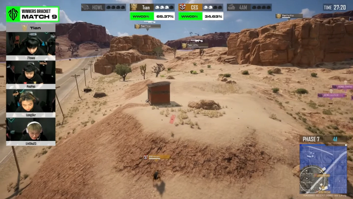 고지대에서 공략을 성공했다면 유리할 수 있는 텐바였으나 그러지 못했습니다