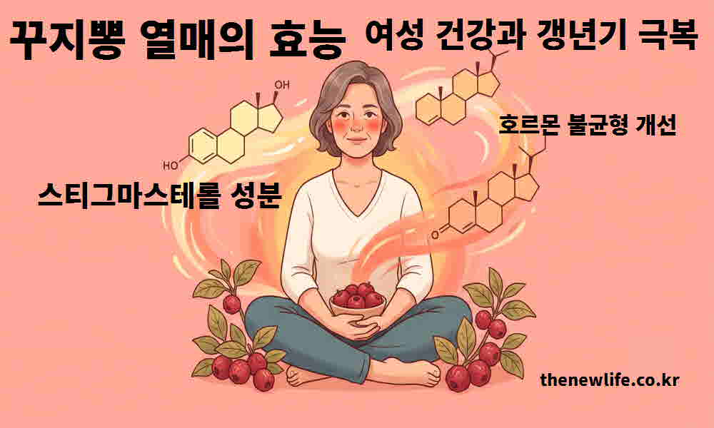꾸지뽕 열매 효능 여성 건강 갱년기 극복