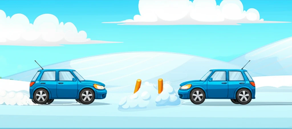 겨울철 윈터 타이어 제동 성능 분석 ..