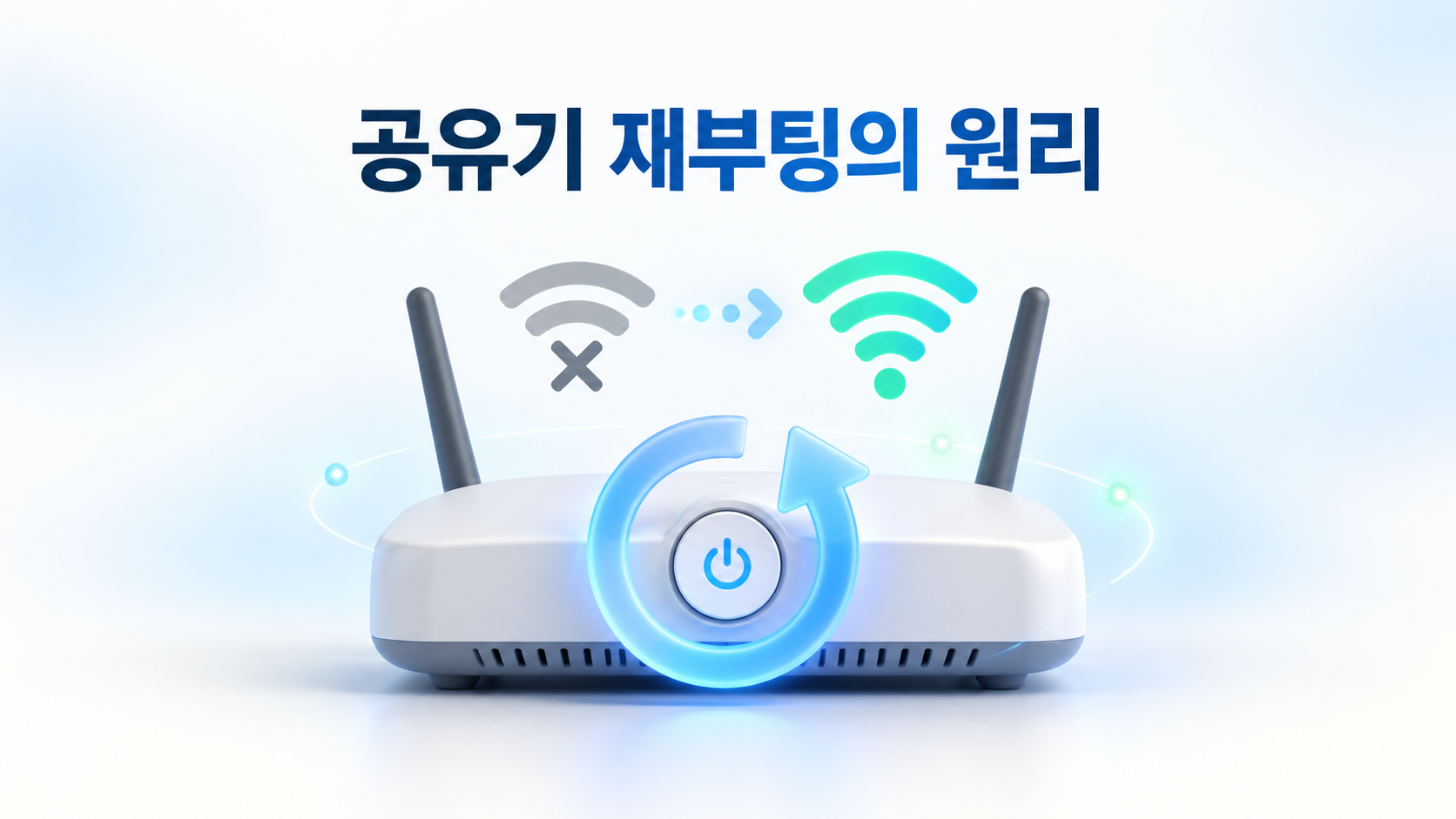 공유기 재부팅 원리 설명