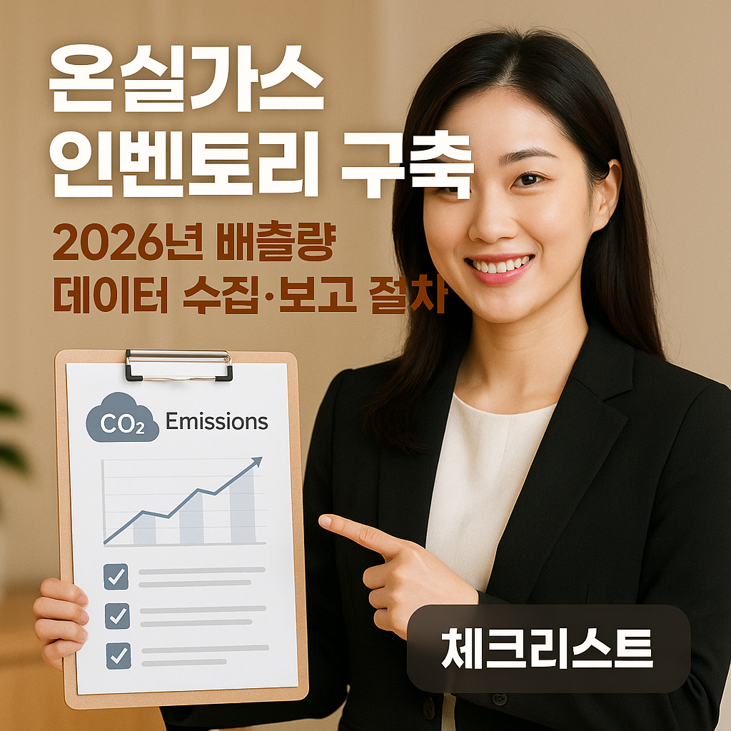 온실가스 인벤토리 구축 ｜ 2026년 배출량 데이터 수집&middot;보고 절차