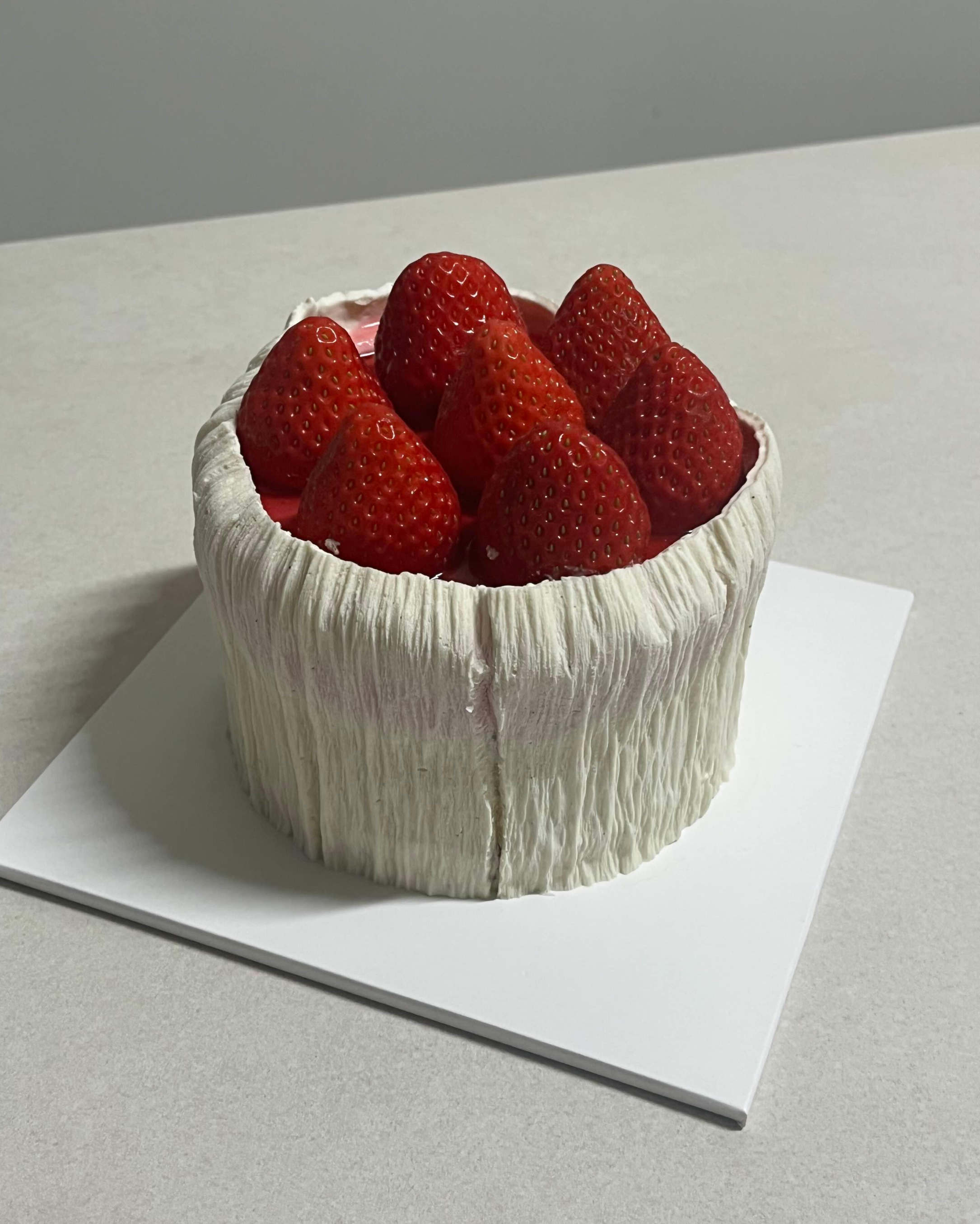 한남동 카페 재인 프레지에 케이크