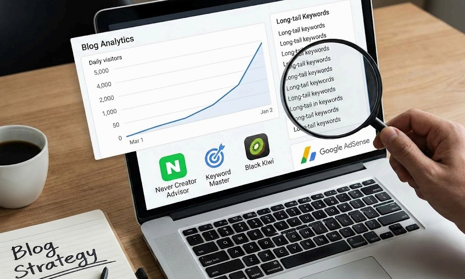 (블로거 필독!)일방문자 50명에서 5,000명으로! 애드센스 수익을 결정짓는 '데이터 글쓰기' 3단계 소개해 드립니다.