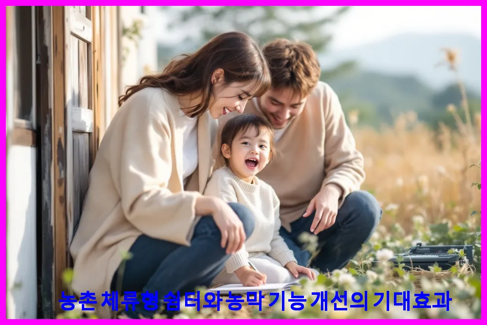 농촌 체류형 쉼터와 농막 기능 개선의 기대효과