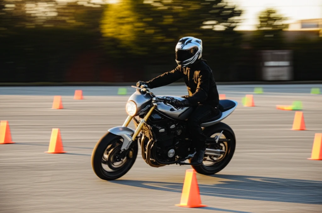 초보부터 고수까지: 오토바이 속도 감..