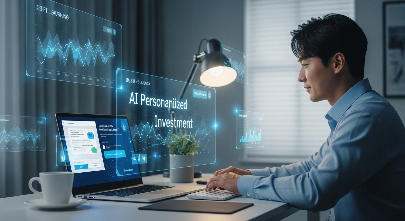 financial advice is visible on the screen