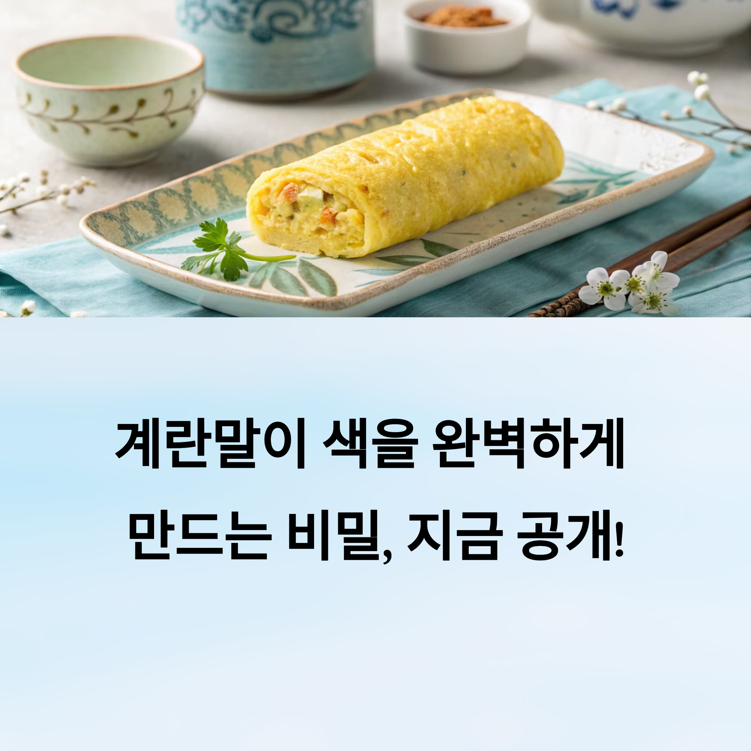 계란말이 색 고르게 만드는 핵심, 팬 선택이 좌우합니다