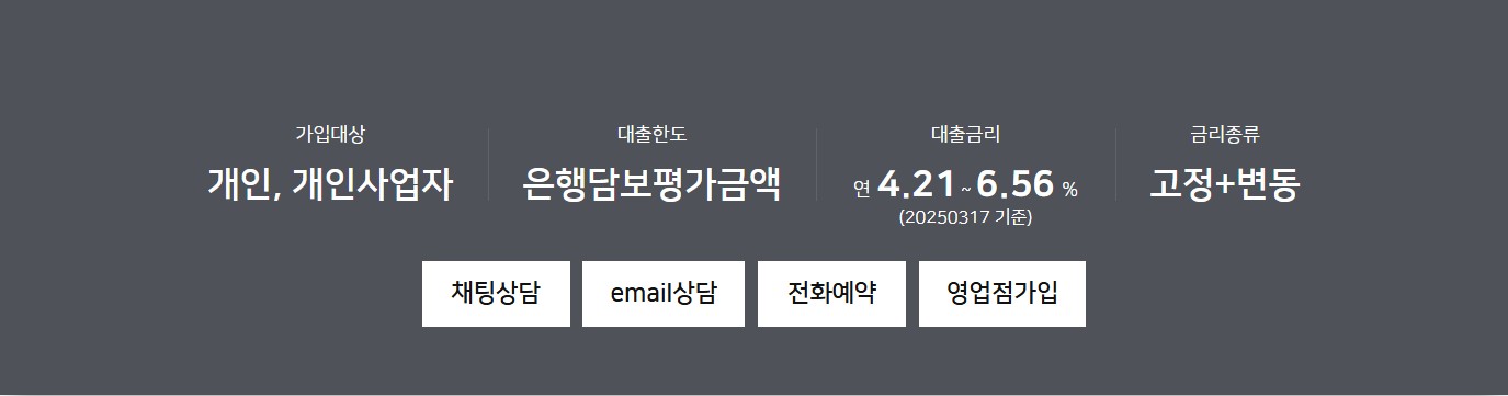 NH주택담보대출