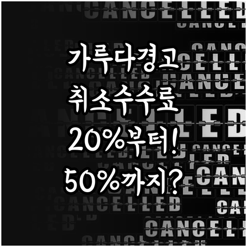 가루다인도네시아 국제선 취소 수수료 ..