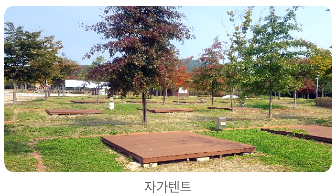 인천대공원 너나들이 캠핑장 자가텐트