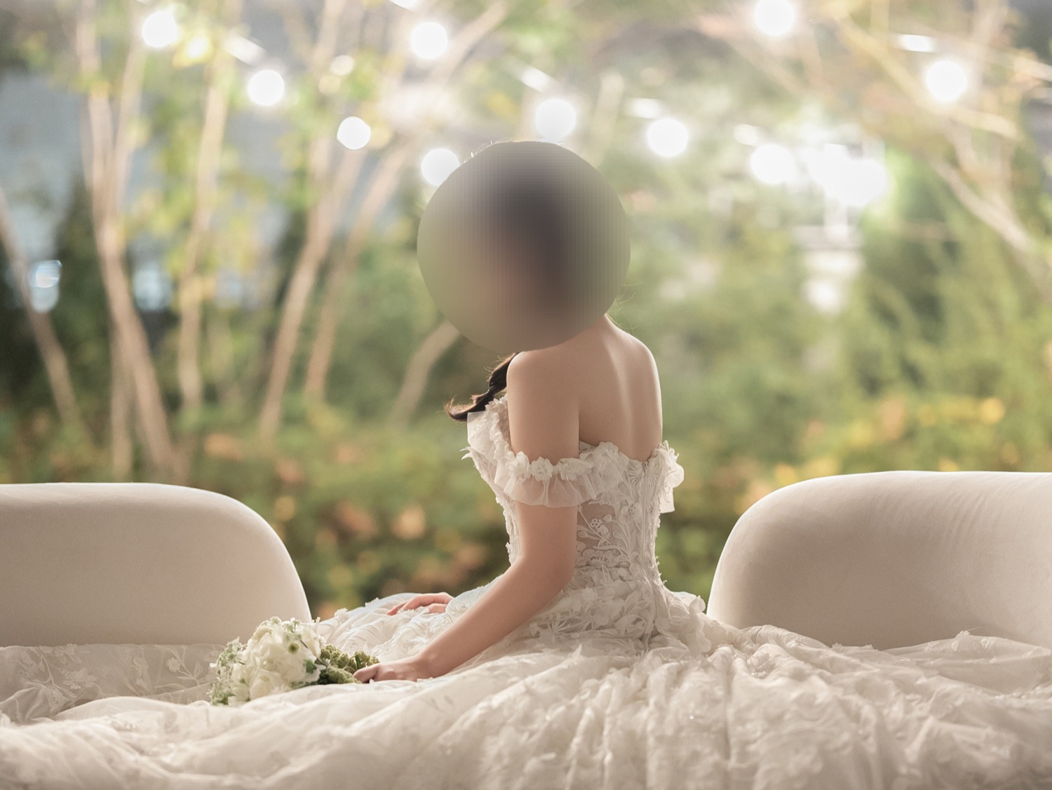 웨딩 야간 촬영