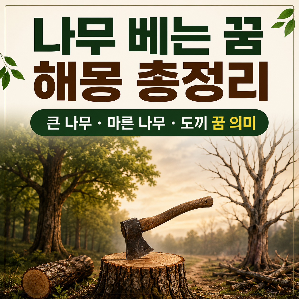 나무 베는 꿈