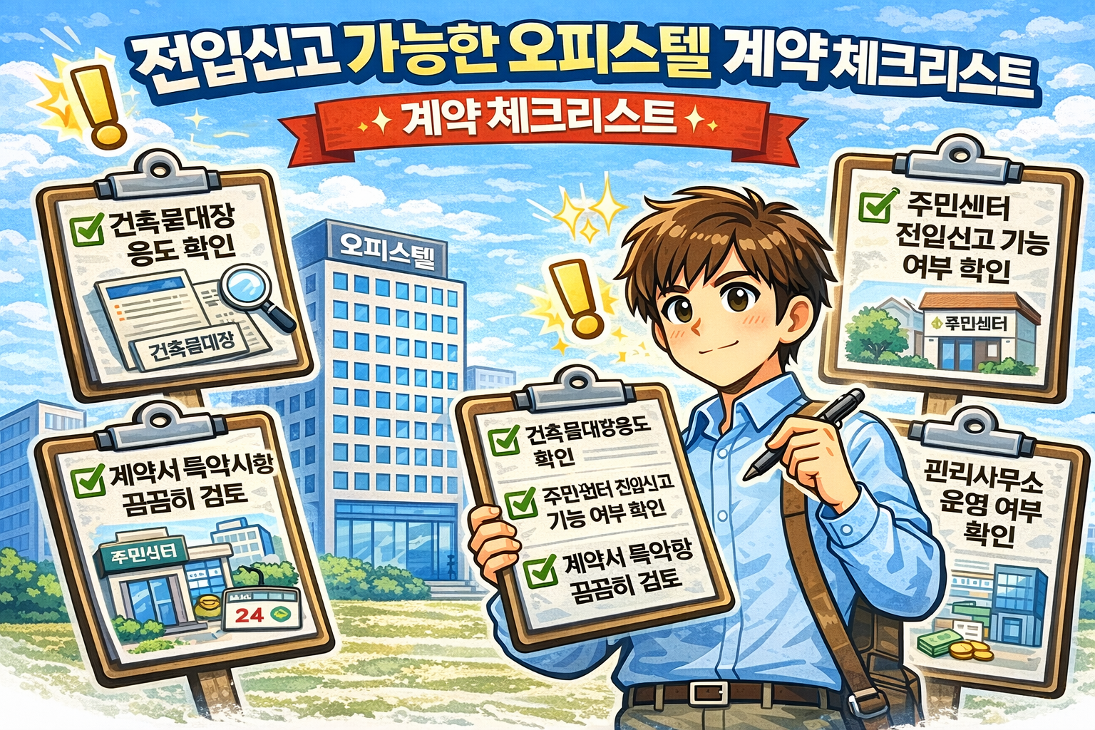 청년오피스텔계약체크리스트