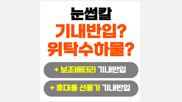 눈썹칼-기내-반입-위탁-수하물-전자-눈썹칼-보조-배터리-휴대용-선풍기-손-선풍기-리튬-배터리