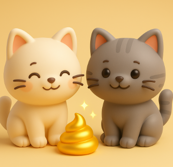 고양이 똥 꿈해몽 복권 행운